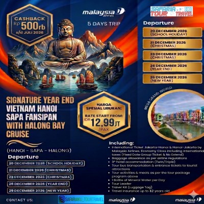 5D SIGNATURE YEAR END VIETNAM HANOI SAPA BAY CRUISE